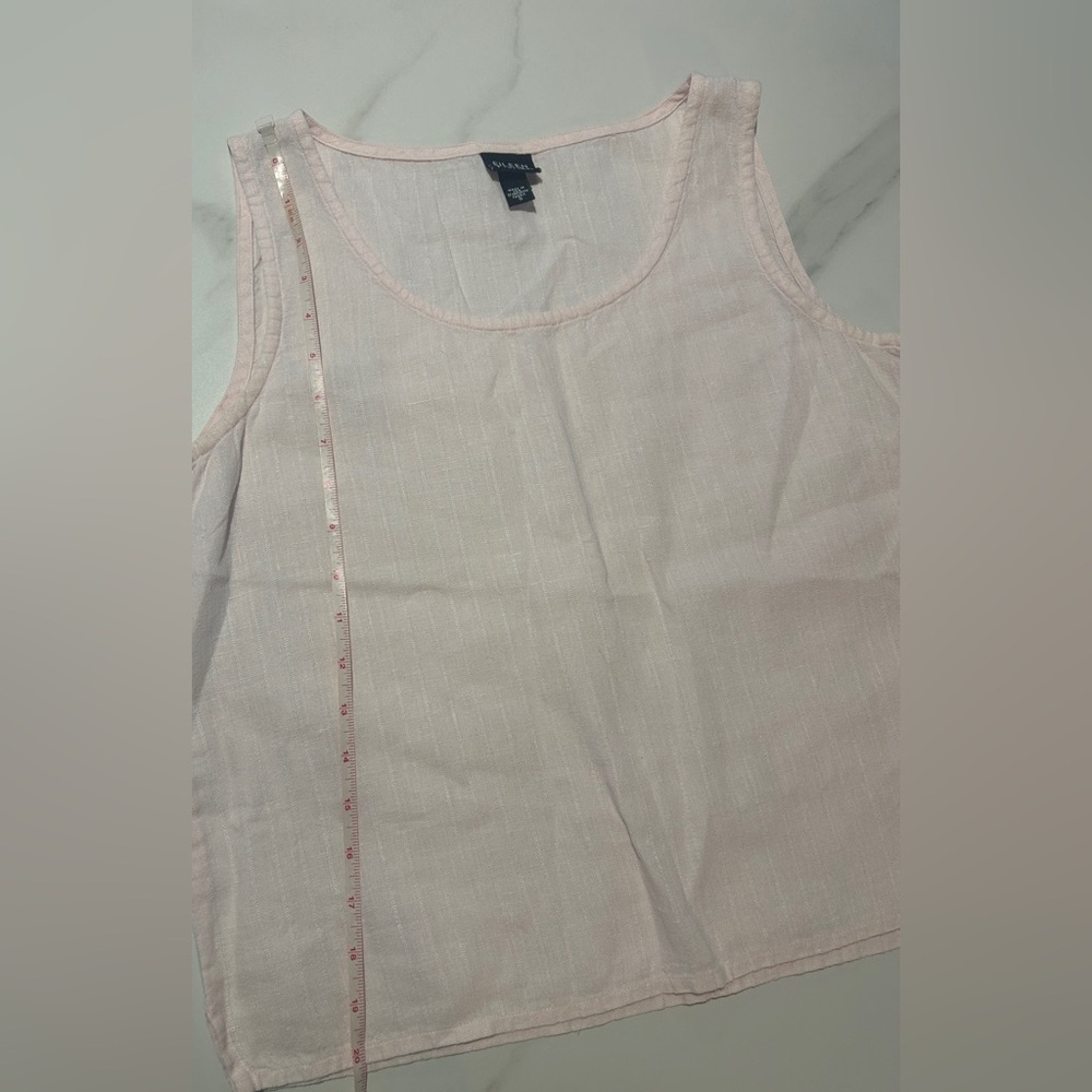 Eileen Fisher Light Pink Textured Tank - Picture 4 of 8